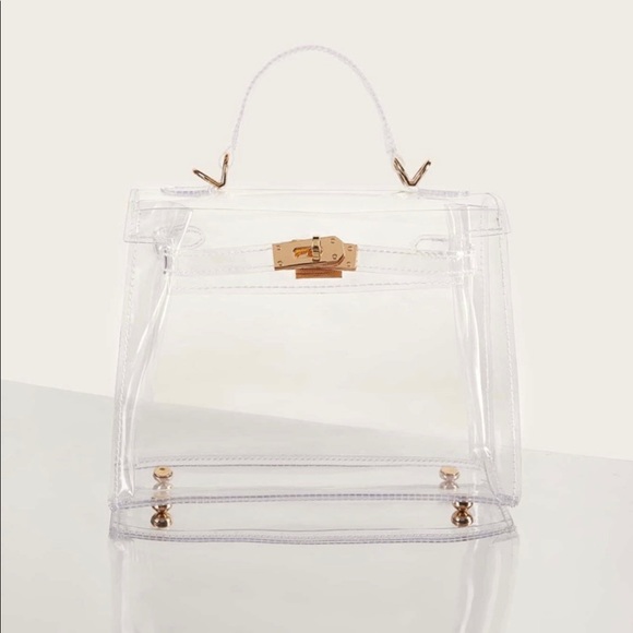 Boho Clear Satchel Bag - Picture 2 of 5